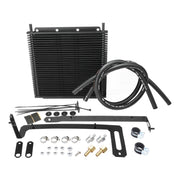 Proflow Transmission Oil Cooler Kit, For Ford Falcon BA/BF (2002-2005), 280 x 255 x 19mm, 3/8'' Barb, Black Powdercoated - PFEOCBA-KIT PFEOCBA-KIT