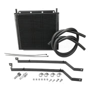 Proflow Transmission Oil Cooler Kit, For Holden Commodore VT S2 / VX V6 & V8, 280 x 255 x 19mm, 3/8'' Barb, Black Powdercoated - PFEOCVT-KIT PFEOCVT-KIT