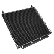 Proflow Transmission Oil Cooler Kit, For Holden Commodore VY V6 & V8, 280 x 255 x 19mm, 3/8'' Barb, Black Powdercoated - PFEOCVY-KIT
