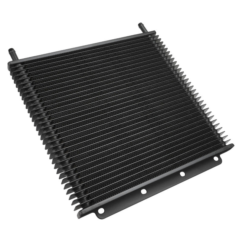 Proflow Transmission Oil Cooler Kit, For Holden Commodore VZ V6 & V8, 280 x 255 x 19mm, 3/8'' Barb, Black Powdercoated - PFEOCVZ-KIT