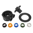 Proflow Oil Filter Bypass Adaptor, Spin-On 90 Deg, -08AN ORB, Black Anodized Universal, - PFEOS-OB2000 PFEOS-OB2000