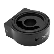 Proflow Universal Oil Sandwich Adaptor, Low Profile, AN10 ORB Ports, 2 x 1/8" NPT, Plugged Ports, With Various Adaptors, Billet Aluminium, Black - PFEOS-OB2020