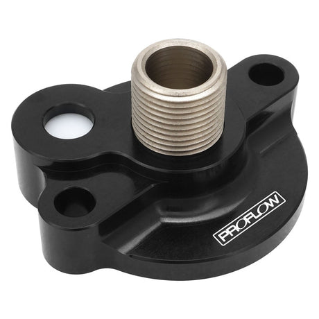 Proflow Oil Filter Bypass Mount, Billet Aluminum, 15 PSI Internal Bypass, Chevrolet SB & BB, Black Anodized, - PFEOS-OB2060 PFEOS-OB2060