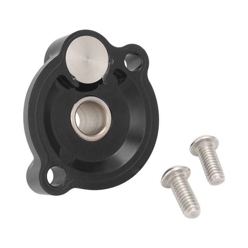 Proflow Oil Filter Bypass Mount, Billet Aluminum, 15 PSI Internal Bypass, Chevrolet SB & BB, Black Anodized, - PFEOS-OB2060