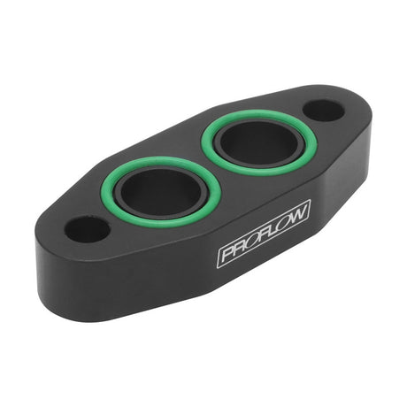 Proflow Oil Spacer Adapter, For Holden Commodore LS VT-VZ, Billet Aluminium, Black - PFEOS-OB2070 PFEOS-OB2070