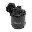 Proflow Remote Oil Filter Head, Billet, 3/4''-16 Thread, With Proflow Billet Filter, -08AN ORB, Black Anodised, Kit - PFEOS-OB2090-HPB PFEOS-OB2090-HPB