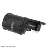 Proflow 90 Degree Oil Filter Adaptor, Billet, 3/4''-16 Thread, Suits All Traditional Ford V8, Black Anodised - PFEOS-OB2290