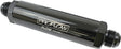 Proflow Oil Filter Billet Aluminium In-Line Black, Stainless Element -10AN - PFEOS850 PFEOS850