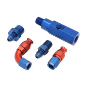 Proflow External Oil Feed Line Kit, Suit Ford 302-351 Cleveland, External Oil Supply Modification, Stainless PTFE Braided Hose, Kit - PFEOSFD-CLEV