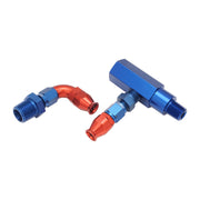 Proflow External Oil Feed Line Kit, Suit Ford 302-351 Cleveland, External Oil Supply Modification, Stainless PTFE Braided Hose, Kit - PFEOSFD-CLEV