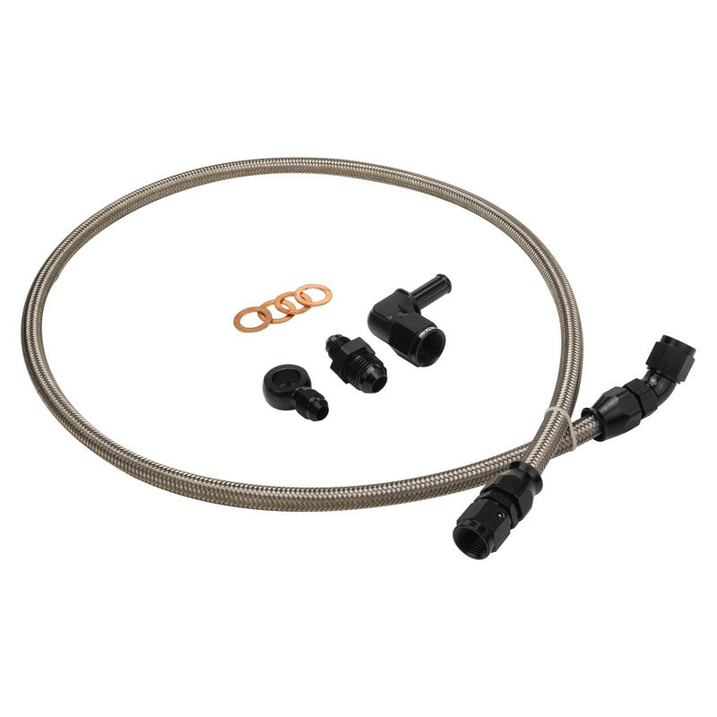 Proflow Turbo Water Line Feed Kit, Stainless Braided Hose, For Ford Falcon Barra BA/BF/FG, XR6 Turbo - PFEOSFDTBO-WL PFEOSFDTBO-WL