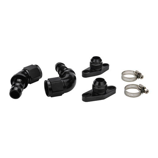 Proflow Turbo Oil Drain Kit, For Ford Barra, XR6 Turbo, BA-BF, FG, Suit Standard GT35 Turbo - PFEOSODFD-10