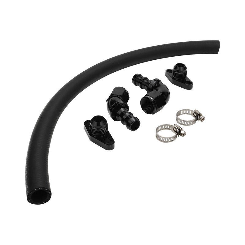 Proflow Turbo Oil Drain Kit, For Ford Barra, XR6 Turbo, BA-BF, FG, Suit Standard GT35 Turbo - PFEOSODFD-10 PFEOSODFD-10