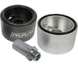 Proflow Oil Filter Adapter, Sandwich Adapter, Billet Aluminium, Silver Anodised, 13/16-16 in, AN10, 1/8in. NPT Port Chev - PFEOSSPCV PFEOSSPCV
