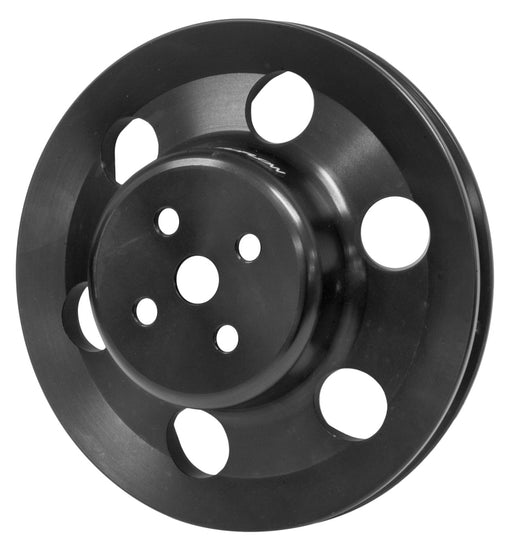 Proflow Billet Water Pump Pulley, V-Belt, 1-Groove, Aluminium Anodised Black, For Ford, 302-351C, Some Windsor - PFEP43400-1BK PFEP43400-1BK