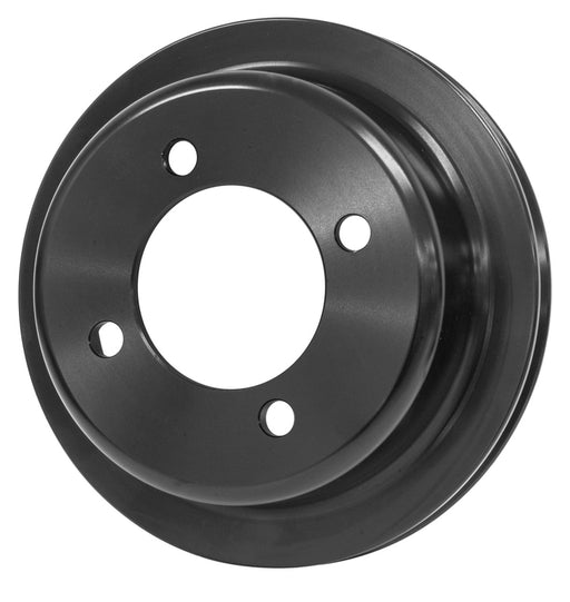 Proflow Billet Crank Pulley, V-Belt, 1-Groove, Aluminium Anodised Black, For Ford, 302-351C, Some Windsor - PFEP43400BK PFEP43400BK