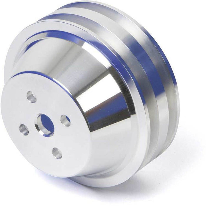 Proflow Water Pump Billet Pulley, V-Belt Water Pump BB For Chrysler 2-Groove, Anodised Aluminium - PFEP8801