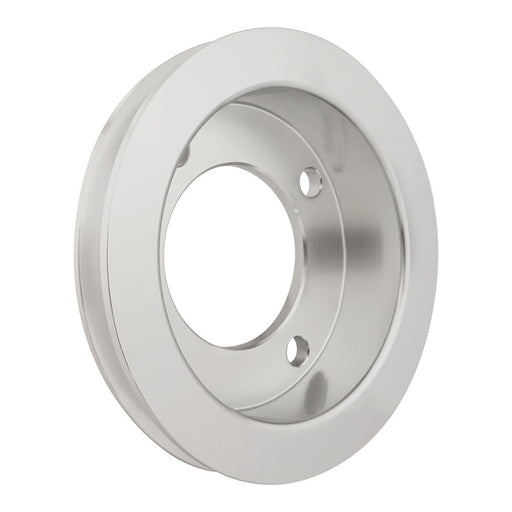 Proflow Billet Crank Pulley, 4 Bolt, For SB Ford 289/302/351 Short, Suits FMS-M-8501-E351S Pump 1-Groove, Clear Anodised - PFEP8820 PFEP8820