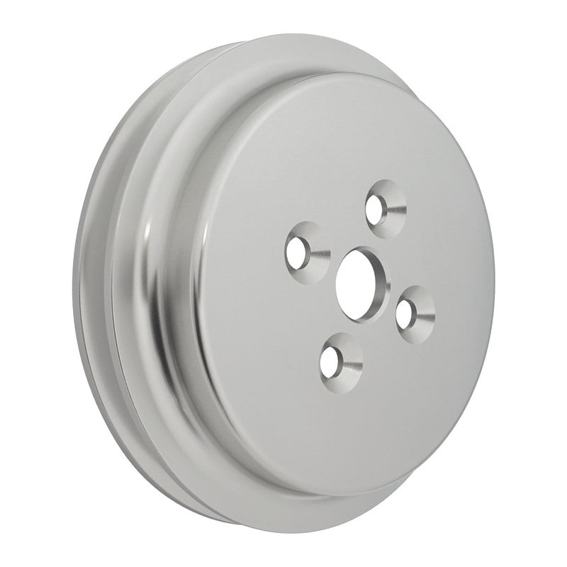 Proflow Billet Pulley, V-Belt Water Pump For SB Ford 289/302/351 Short, Suits FMS-M-8501-E351S Pump, 1-Groove, Clear Anodised - PFEP8821 PFEP8821