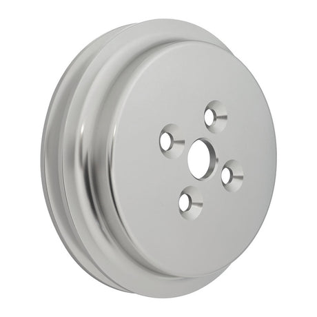 Proflow Billet Pulley, V-Belt Water Pump For SB Ford 289/302/351 Short, Suits FMS-M-8501-E351S Pump, 1-Groove, Clear Anodised - PFEP8821 PFEP8821