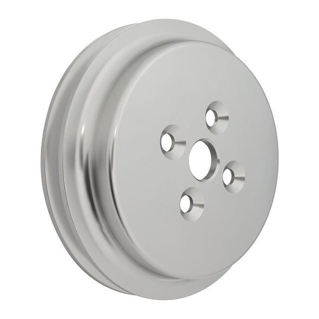 Proflow Billet Pulley, V-Belt Water Pump For SB Ford 289/302/351 Short, Suits FMS-M-8501-E351S Pump, 1-Groove, Clear Anodised - PFEP8821 PFEP8821