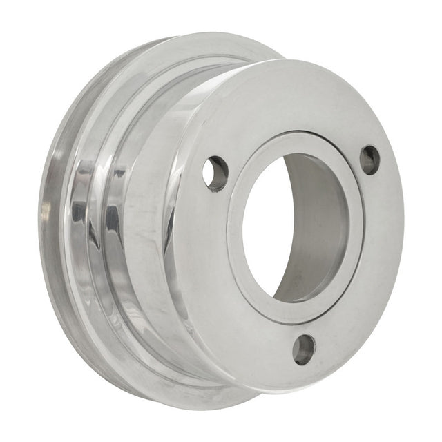 Proflow Billet Pulley, V-Belt Crankshaft For Ford SB, For Ford Windsor 3 Bolt 1-Groove, With Removeable Balancer Spigot, Anodised Aluminium - PFEP8826 PFEP8826