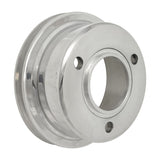 Proflow Billet Pulley, V-Belt Crankshaft For Ford SB, For Ford Windsor 3 Bolt 1-Groove, With Removeable Balancer Spigot, Anodised Aluminium - PFEP8826