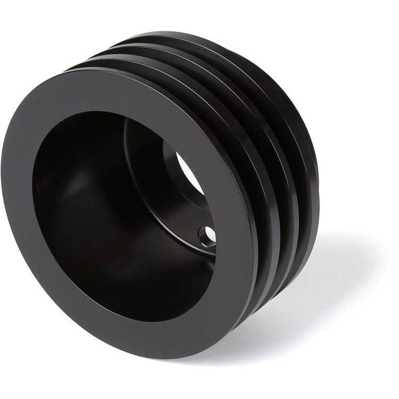 Proflow Pulley, V-Belt Crankshaft BB Chev 396-454 Long Water Pump 3-Groove, Black Aluminium - PFEP8839BK PFEP8839BK