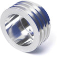 Proflow Pulley, V-Belt Crankshaft BB Chev Long Water Pump 3-Groove, Black Aluminium, Each - PFEP8845P PFEP8845P