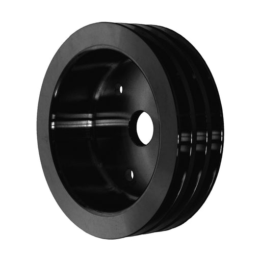 Proflow Pulley, V-Belt Crankshaft BB Chev Short Water Pump 3-Groove, Black Aluminium - PFEP8849BK PFEP8849BK