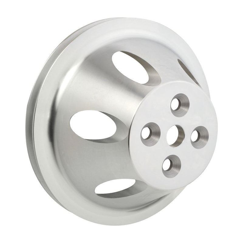 Proflow Pulley, V-Belt Water Pump SB Chev Short Water Pump 1-Groove, Polished Aluminium - PFEP8850P PFEP8850P