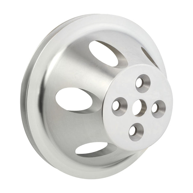 Proflow Pulley, V-Belt Water Pump SB Chev Short Water Pump 1-Groove, Polished Aluminium - PFEP8850P PFEP8850P