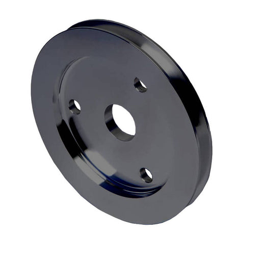 Proflow Pulley, V-Belt Crankshaft SB Chev Short Water Pump 1-Groove, Black Aluminium - PFEP8851BK PFEP8851BK
