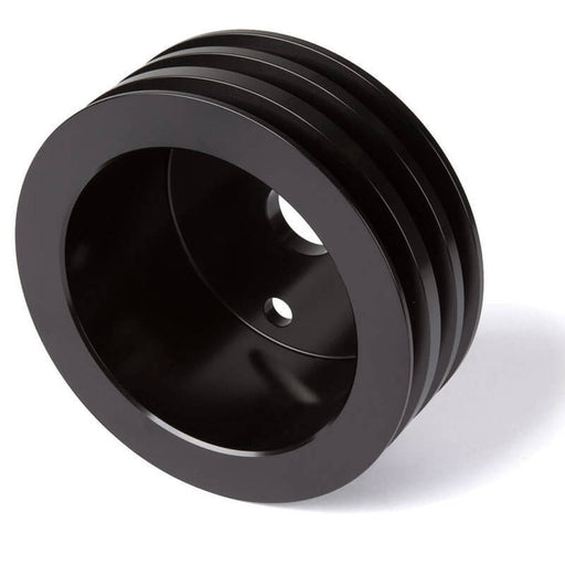 Proflow Pulley, V-Belt Crankshaft SB Chev Long Water Pump 3-Groove, Black Aluminium - PFEP8859BK PFEP8859BK