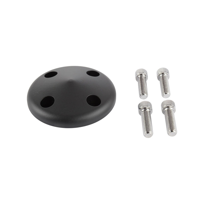 Proflow Pulley Nose Cone, SB Chev Short Water Pump with Hardware, Black Aluminium - PFEP8863BK PFEP8863BK