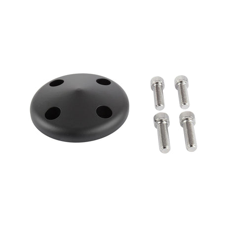 Proflow Pulley Nose Cone, SB Chev Short Water Pump with Hardware, Black Aluminium - PFEP8863BK PFEP8863BK