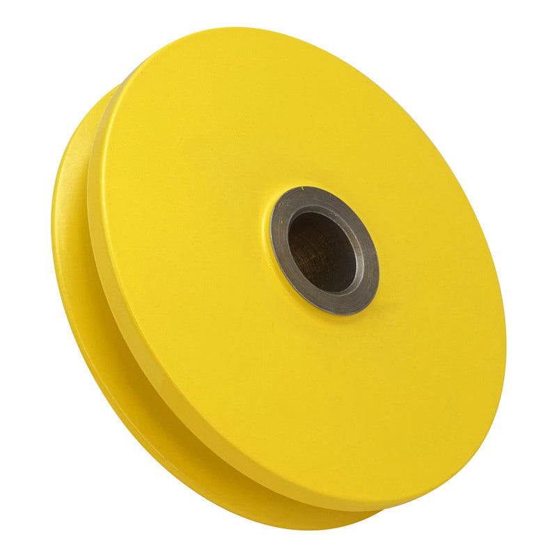 Proflow Alternator Pulley, V-Belt, 3.985" OD, 17mm ID, As Original Ford GTHO, Steel, Suit High RPM Engines - PFEP8868