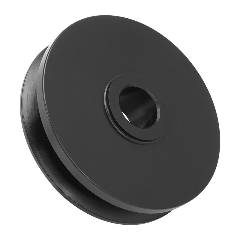 Proflow Alternator Pulley, V-Belt, 80mm OD x 17mm ID, Billet Aluminium, Black Anodised, Suit High RPM Engines - PFEP8869