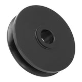 Proflow Alternator Pulley, V-Belt, 80mm OD x 17mm ID, Billet Aluminium, Black Anodised, Suit High RPM Engines - PFEP8869