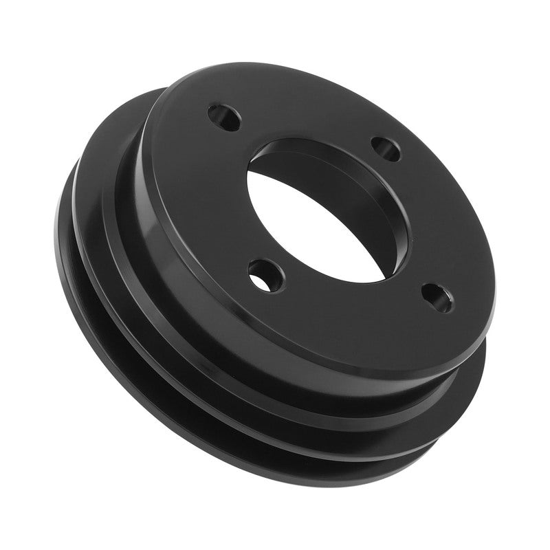 Proflow Billet Aluminium Single V Groove Crank Pulley, BB Ford 429-460, Black, Each - PFEP8871BK