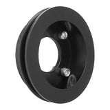 Proflow Billet Aluminium Single V Groove Crank Pulley, BB Ford 429-460, Black, Each - PFEP8871BK PFEP8871BK