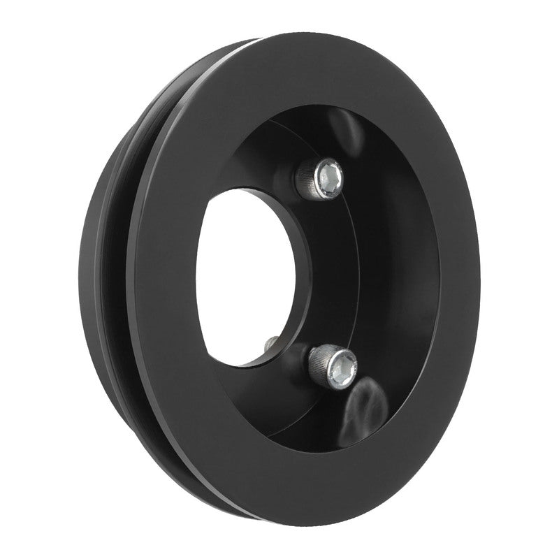 Proflow Billet Aluminium Single V Groove Crank Pulley, BB Ford 429-460, Black, Each - PFEP8871BK PFEP8871BK