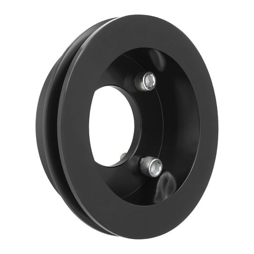 Proflow Billet Aluminium Single V Groove Crank Pulley, BB Ford 429-460, Black, Each - PFEP8871BK PFEP8871BK