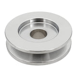 Proflow Alternator Pulley, Single V Groove, 67mm OD x 17mm Bore, Chrome, Each - PFEP8872