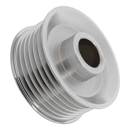 Proflow Alternator Pulley, Serpentine 6 Groove, 57mm OD x 17mm Bore, Chrome, Each - PFEP8874 PFEP8874
