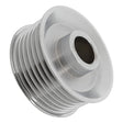 Proflow Alternator Pulley, Serpentine 6 Groove, 57mm OD x 17mm Bore, Chrome, Each - PFEP8874 PFEP8874