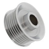 Proflow Alternator Pulley, Serpentine 6 Groove, 57mm OD x 17mm Bore, Chrome, Each - PFEP8874 PFEP8874
