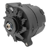 Proflow Alternator Power Spark, 100 Amp 1-Wire, Internal Regulator, Black Wrinkle, V-Belt, For Ford, Falcon, Each - PFEPM37101BKW PFEPM37101BKW