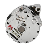 Proflow Alternator Power Spark, 100 Amp 1-Wire, Internal Regulator, Chrome, V-Belt, For Ford, Falcon, Each - PFEPM37101
