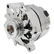 Proflow Alternator Power Spark, 100 Amp 1-Wire, Internal Regulator, Chrome, V-Belt, For Ford, Falcon, Each - PFEPM37101 PFEPM37101